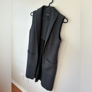Topshop Blazer style long vest - XS